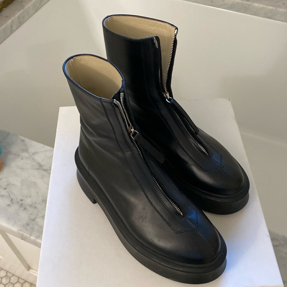 The Row Zipped boots